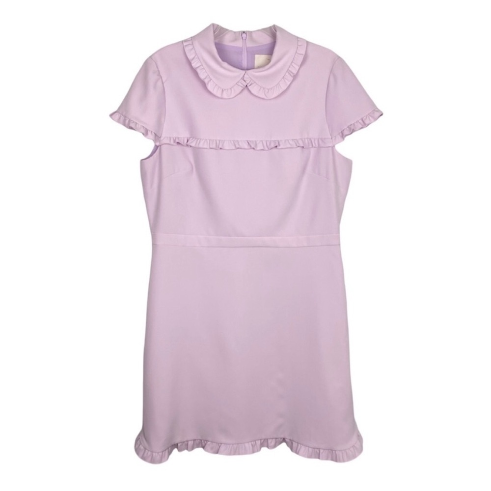 NWOT | Gal Meets Glam | Emma Lilac Ruffle Crepe Dress Size 16